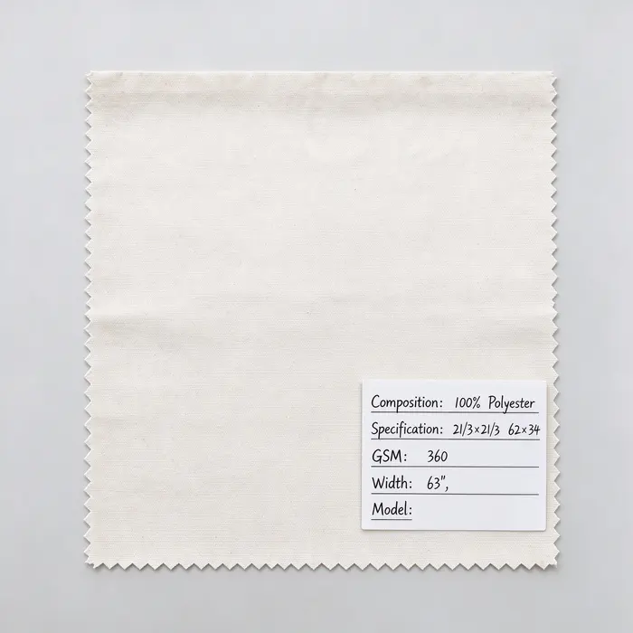 Polyester 360gsm 63" 213213 canvas fabric