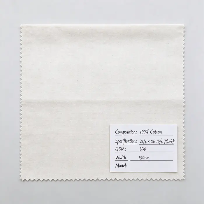 100% Cotton 330gsm 150 cm 100 canvas fabric