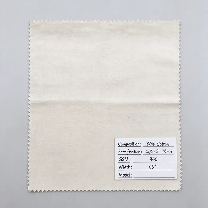 100% Cotton 340gsm 63" 2128 canvas fabric