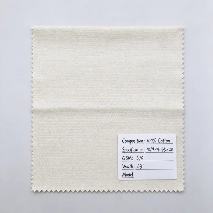 100% Cotton 670gsm 63" 1044 canvas fabric