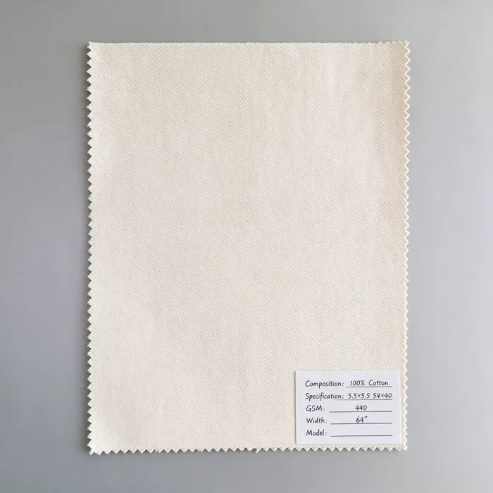 100% Cotton 440gsm 64" 100 canvas fabric