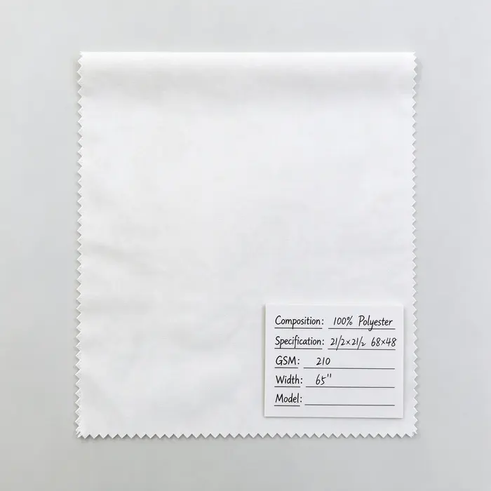 100% Polyester 210gsm 65" 100 canvas fabric