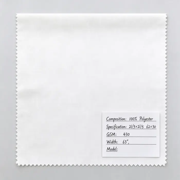 100% Polyester 430gsm 63" 213215 canvas fabric