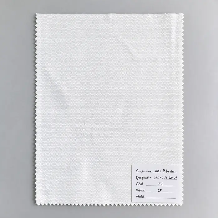 100% Polyester 430gsm 63" 100 canvas fabric