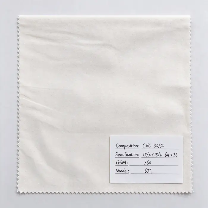 CVC 50/50 360gsm 63" canvas fabric