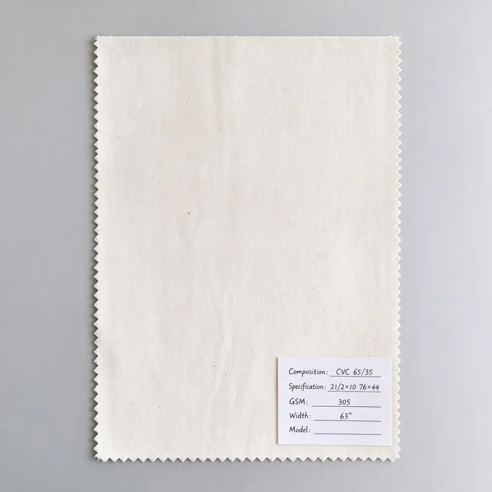 CVC 65/35 305gsm 63" canvas fabric