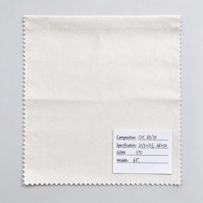 CVC 65/35 375gsm 63" canvas fabric