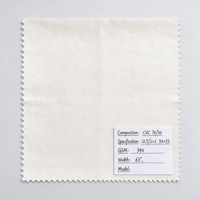 CVC 70/30 340gsm 63" 5X2X2 canvas fabric