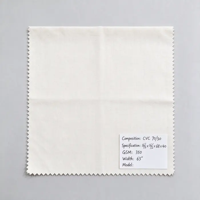 CVC 70/30 350gsm 63" canvas fabric