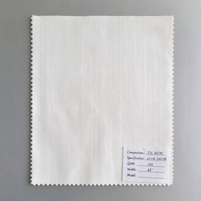 T/C 65/35 235gsm 63" canvas fabric