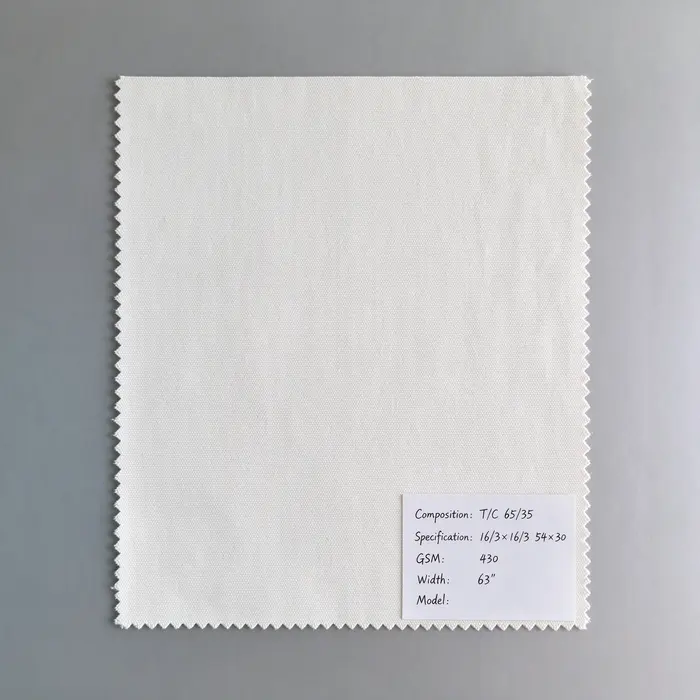 T/C 65/35 430gsm 63" canvas fabric