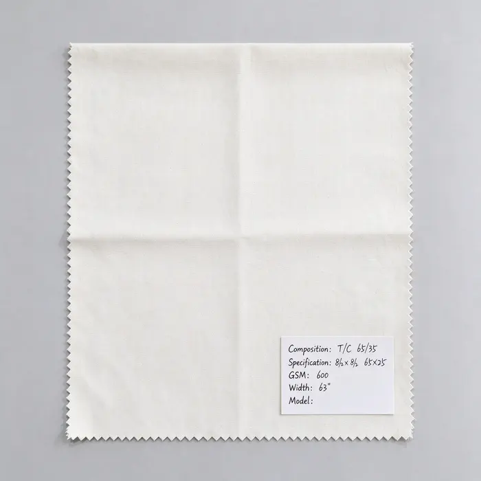 T/C 65/35 600gsm 63" 8282 canvas fabric
