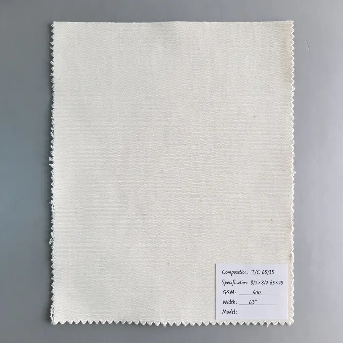 T/C 65/35 600gsm 63" canvas fabric