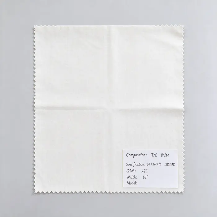 T/C 80/20 275gsm 63" canvas fabric