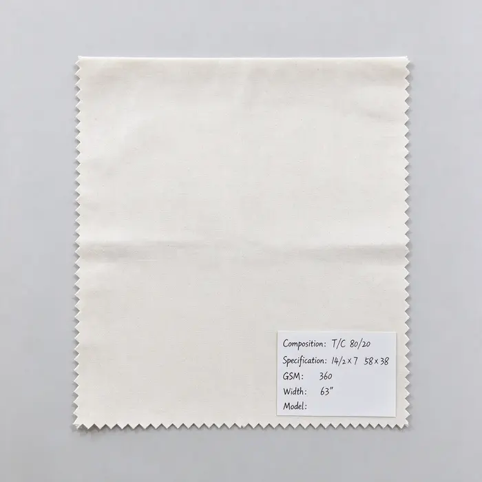 T/C 80/20 360gsm 63" 1427 canvas fabric