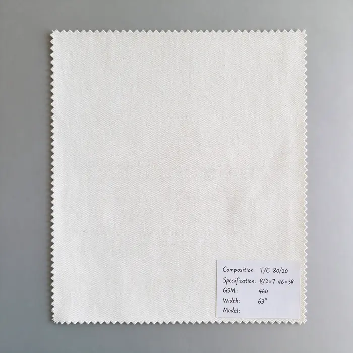T/C 80/20 460gsm 63" 827 canvas fabric