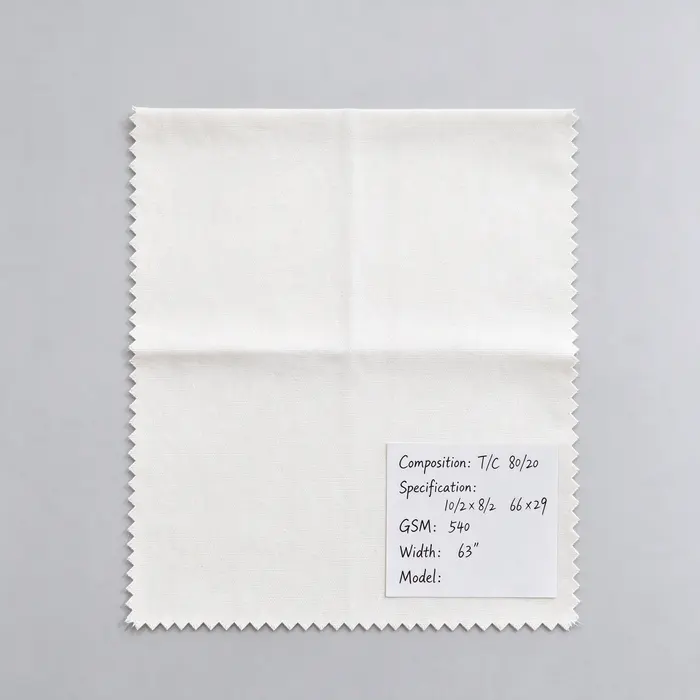 T/C 80/20 540gsm 63" 10282 canvas fabric