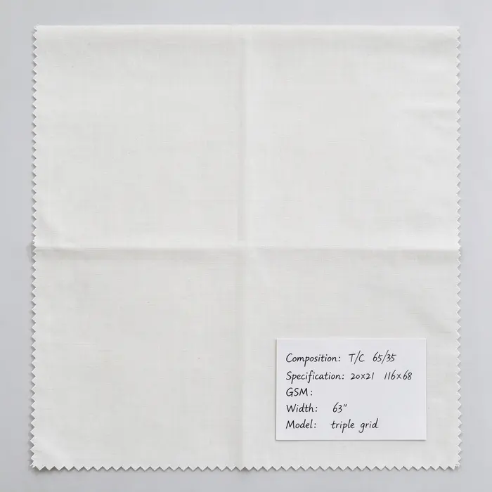 T/C 65/35 63" 116X68 canvas fabric