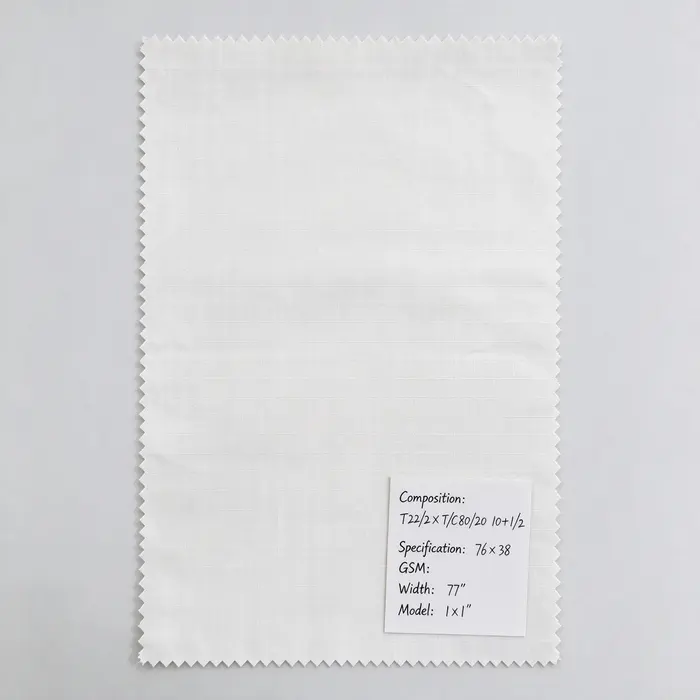 T/C 80/20 77" canvas fabric
