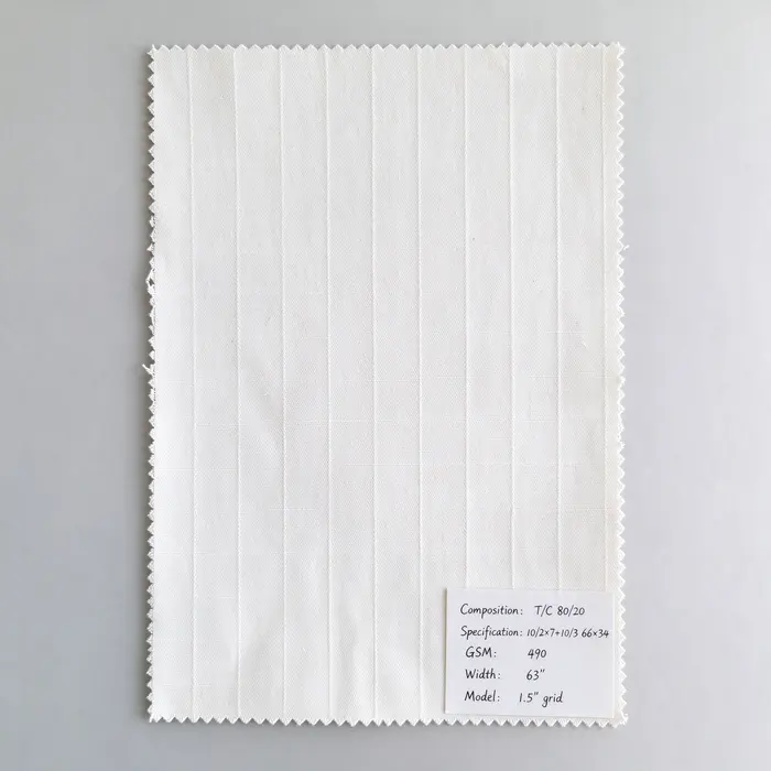 T/C 80/20 490gsm 63" 1027103 canvas fabric
