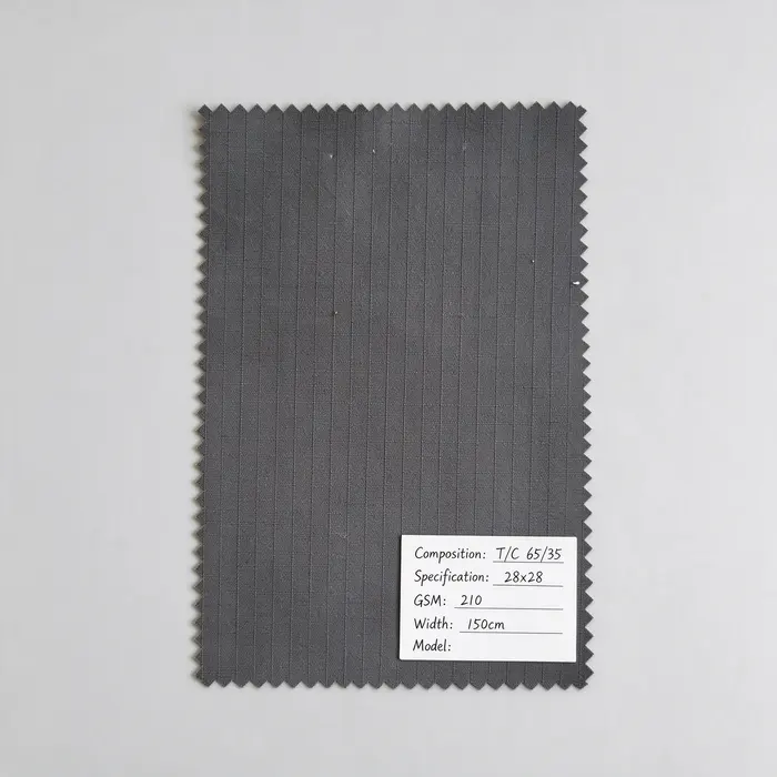 T/C 65/35 210gsm 150 cm canvas fabric