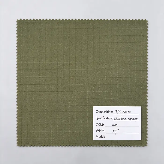T/C 80/20 400gsm 59" canvas fabric