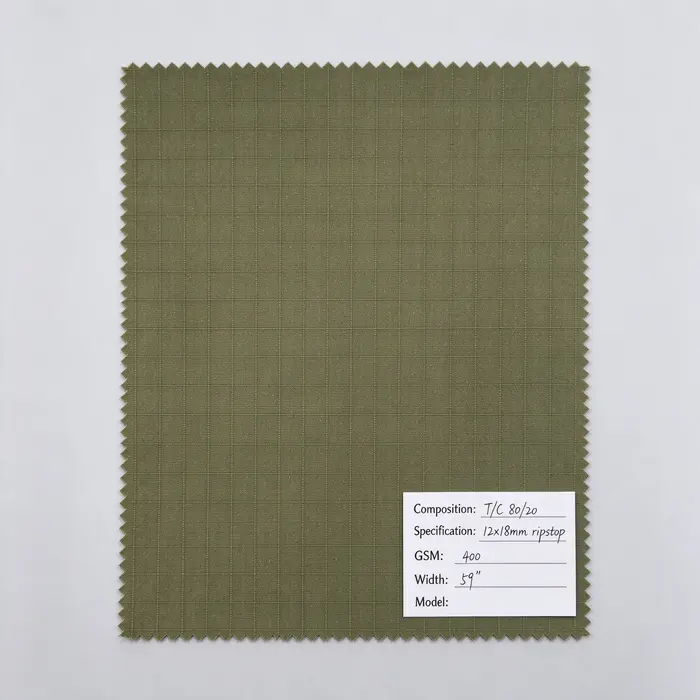T/C 80/20 400gsm 59" canvas fabric