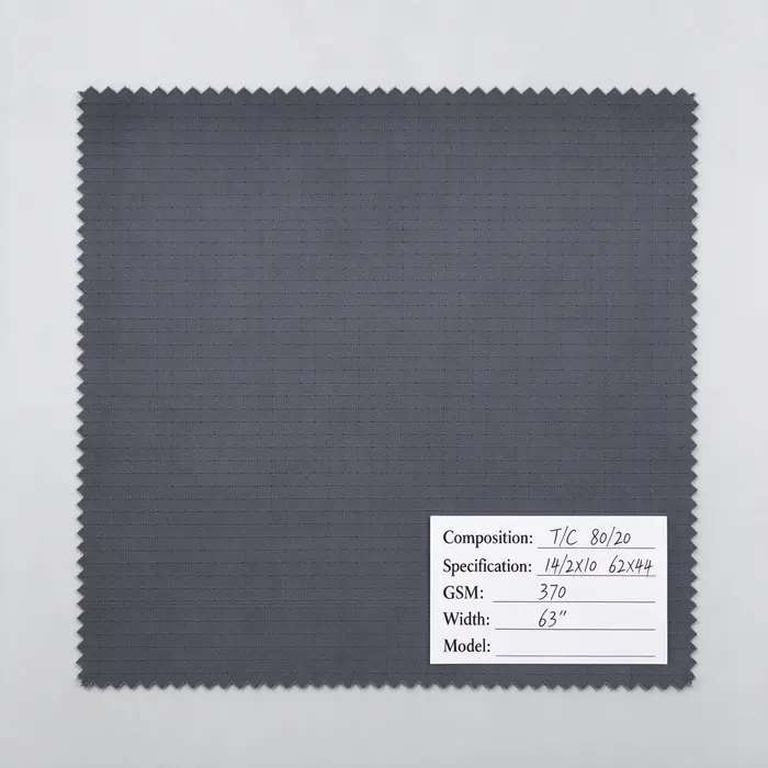 T/C 80/20 370gsm 63" 21210 canvas fabric