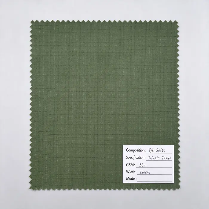 T/C 80/20 360gsm 150 cm 21210 canvas fabric