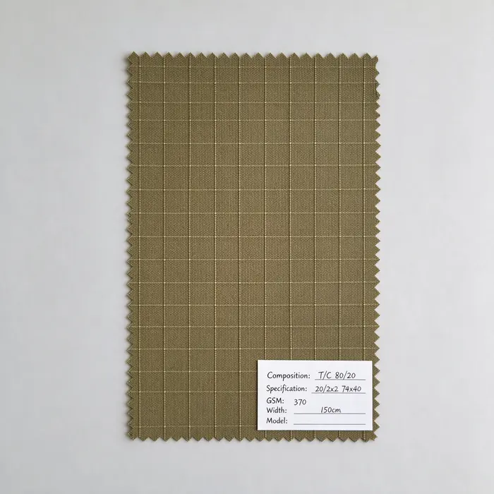 T/C 80/20 370gsm 150 cm canvas fabric