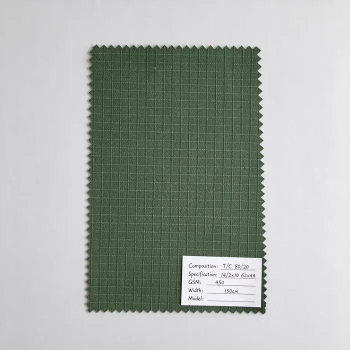 T/C 80/20 450gsm 150 cm canvas fabric