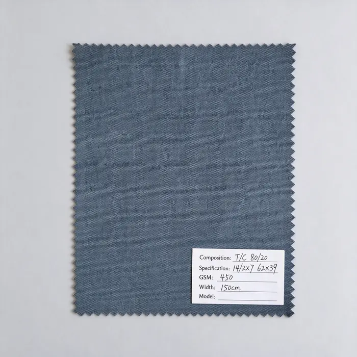 T/C 80/20 450gsm 150 cm canvas fabric
