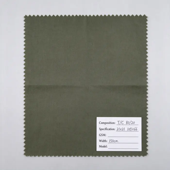 T/C 80/20 150 cm canvas fabric