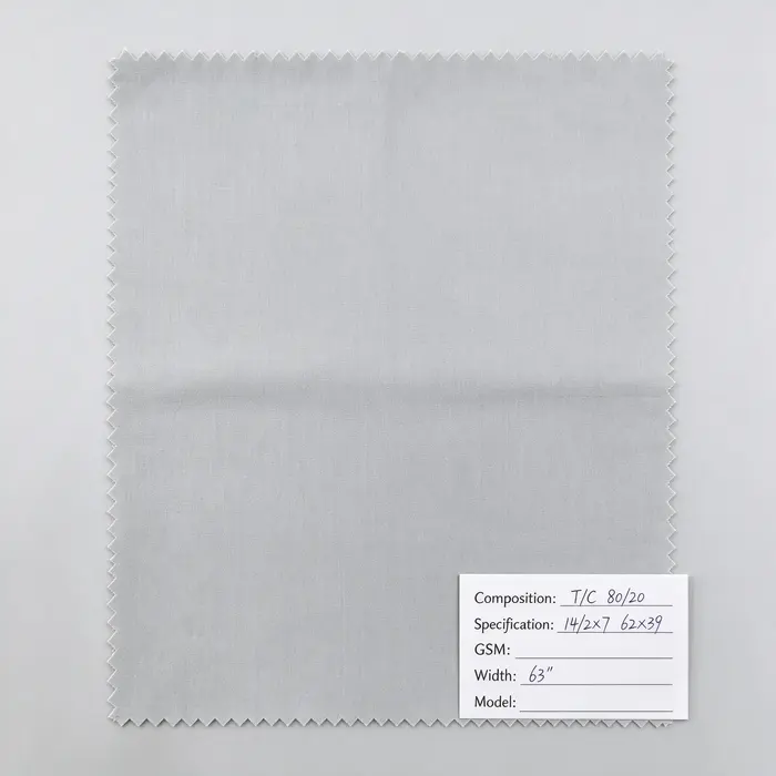 T/C 80/20 63" canvas fabric