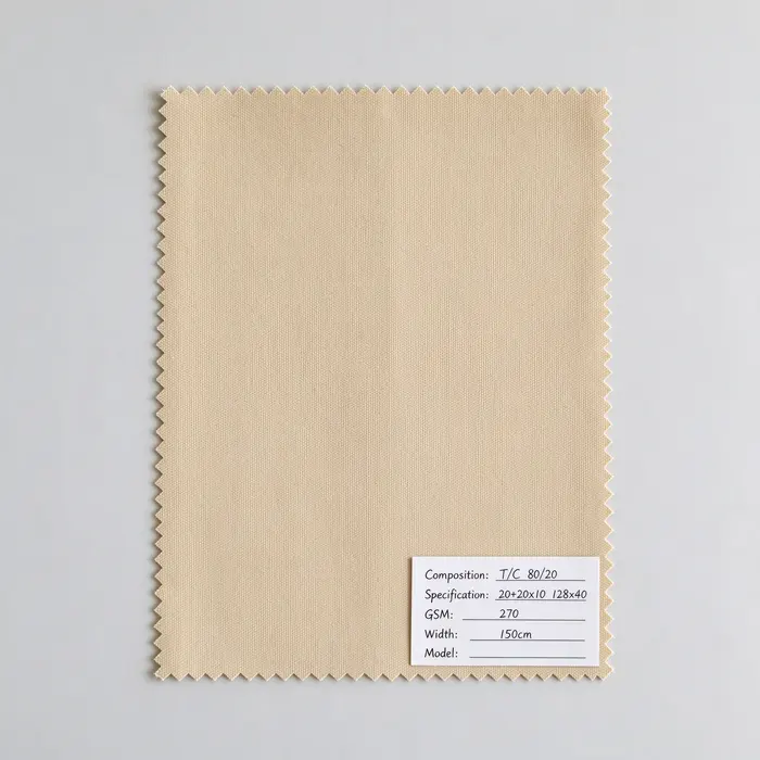 T/C 80/20 270gsm 150 cm canvas fabric