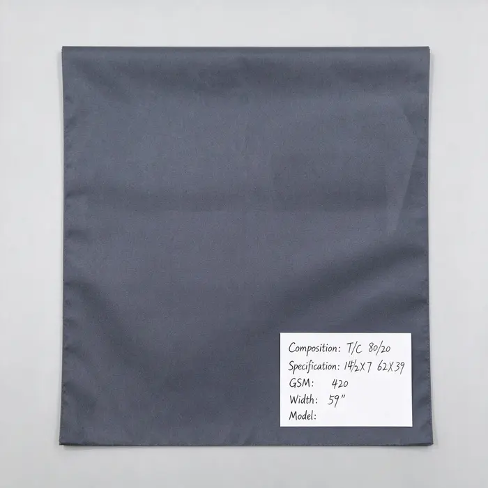 T/C 80/20 420 canvas fabric